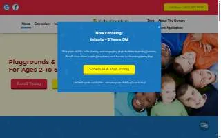 Kids Kingdom Early Learning Center website