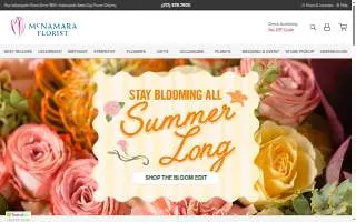 McNamara Florist of Greenwood website