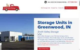 Smith Valley Storage - Self Storage Units Greenwood IN website