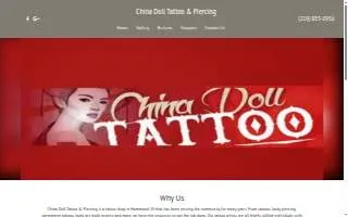 China Doll Tattoo & Piercing website