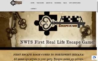 Escape Room NWI of Hammond website