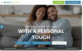 Helix Eye Care of Hammond website