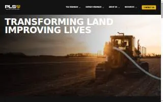Precision Land Solutions website