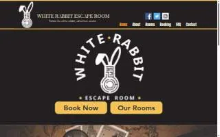 White Rabbit Escape Room of Gary website