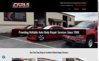 Carls Autobody Repair Service, Inc. website