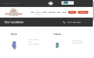 Coast to Coast Exteriors website