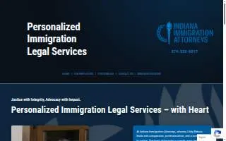 Indiana Immigration Attorneys of Highland website
