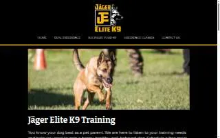 Jager Elite K9 of Highland website