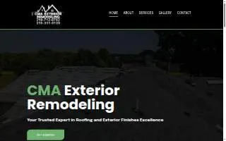 CMA Exterior Remodeling website