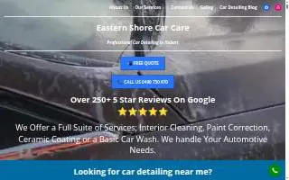 D's Car Detail website