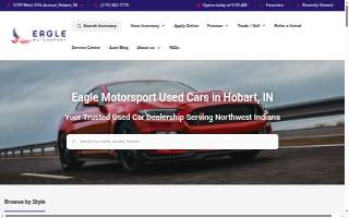 Eagle Motorsport Used Cars – Bad Credit Auto Finance in Northwest Indiana website