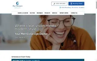 Eye Designs website