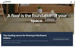 Summit Floor Coverings website