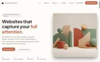 Web Design Hobart website