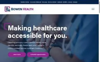 Bowen Health of Huntington website