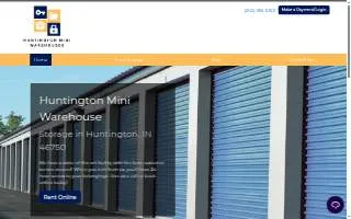 Huntington Mini Warehouse website