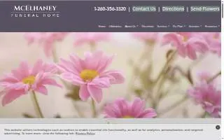 McElhaney Hart Funeral Home website