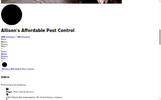 Allison's Affordable Pest Control