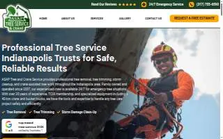 ASAP Tree and Crane Services website