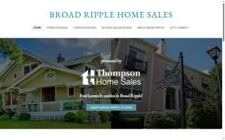 Broad Ripple Home Sales website