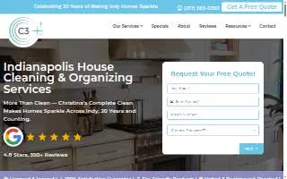 Christina's Complete Clean of Indianapolis website