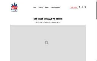 City Appliance website