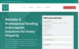 Commercial Roofing Indianapolis website