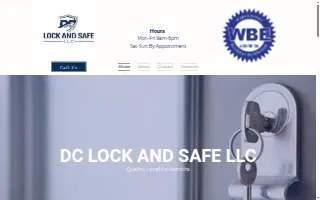 DC Lock & Safe LLC of Indianapolis website