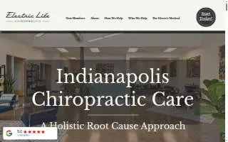 Electric Life Chiropractic website
