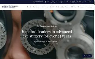 Eye Surgeons of Indiana - Indianapolis website