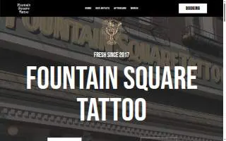 Fountain Square Tattoo website