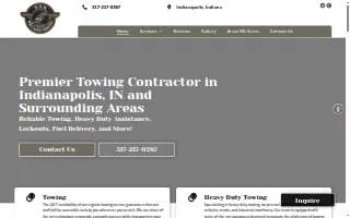 H&H Wrecker Service website