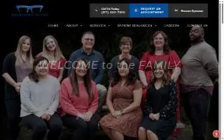 Herkert Family Eye Care website