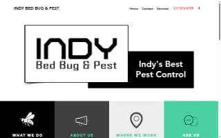 Indy Bed Bug & Pest website
