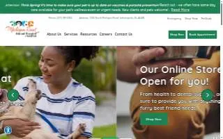 Michigan Road Animal Hospital at Crooked Creek website