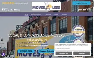 Moves For Less of Indianapolis website