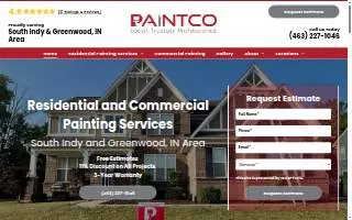 Paintco Painters of Indianapolis website