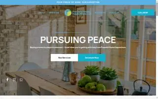 Peaceful Home Inspections website