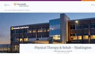 Physical Therapy É Rehab - Washington website