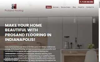 ProSand Flooring website