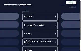 Senior Home Companions website