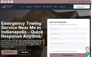 Sluss Towing and Transport of Indianapolis website