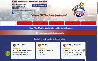Smith American Locksmith Services website
