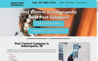 SWAT Pest Solutions of Indianapolis website