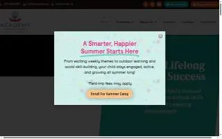 The Academy for Young Achievers website