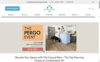 The Carpet Man Indy website