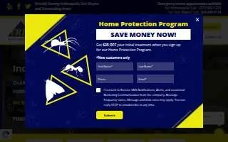 Trio Pest Control website