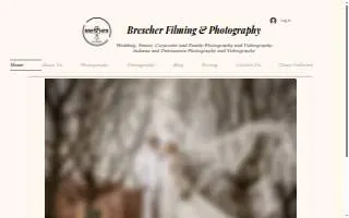 Brescher Filming & Photography, LLC. website