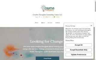 Creative Thoughts Counseling Center, LLC website