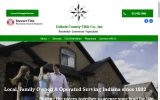 Dubois County Title Co website